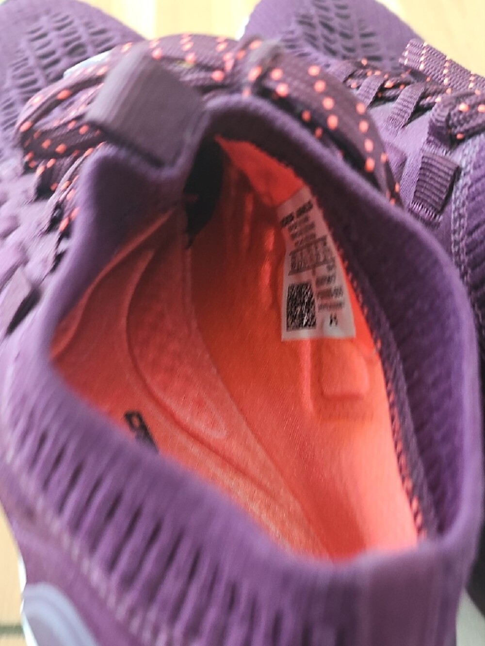 Women’s Undrr Armour - Hovr Phantom Purple Knit Lace-Up Athletic Sneakers - Picture 7 of 9